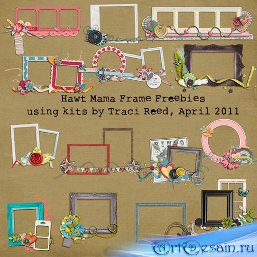 Traci Reed Hawt Mamas April 2011 - Cluster Frames