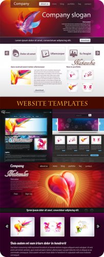 Website Templates - Stock Vectors