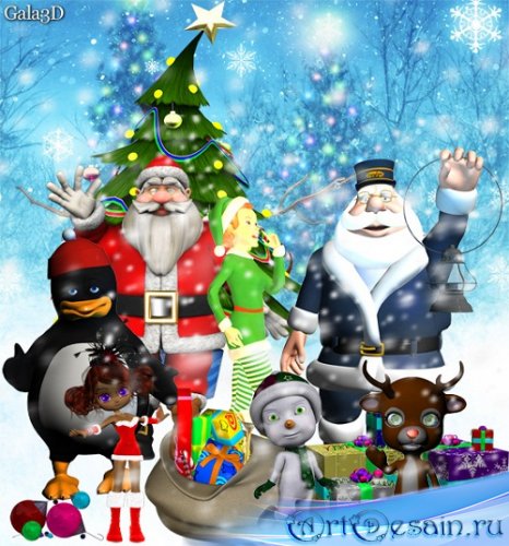  3D - / Clipart 3D ChristmaS