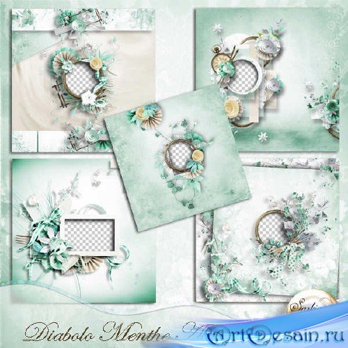 Scrapbooking kit - Diabolo Menthe