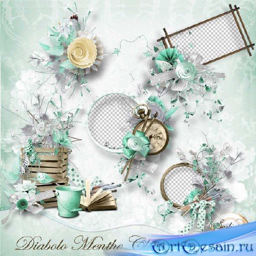 Scrapbooking kit - Diabolo Menthe