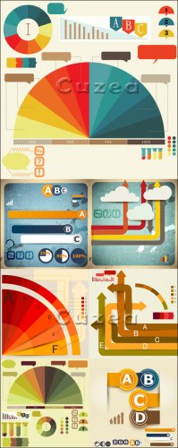   -   / Set of Infographic design vector elements