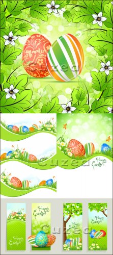      / Vector clipart by Easter in green tone