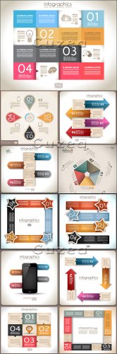     / Infographics design elements in vector