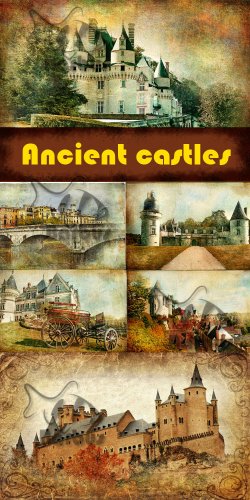 Ancient castles - photo grunge /   -  