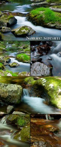     / Stones at a stream - Stock photo 