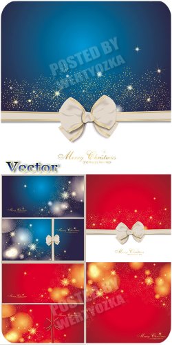    / Christmas sparkling background - stock vector