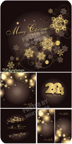   2014      / New Year 2014 - stock vector