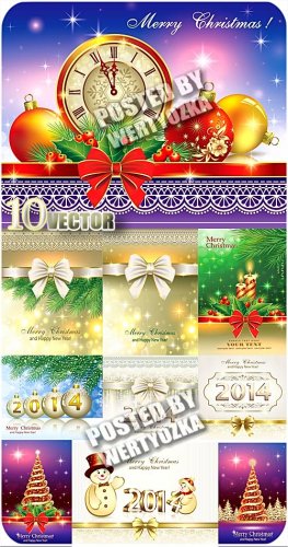  , , ,  / Christmas backgrounds - vector stock