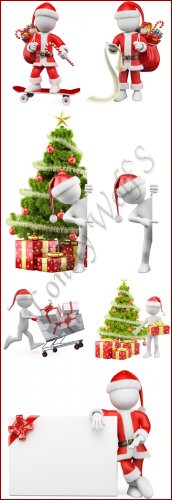 17.11 Santa ilustration- Stock photo