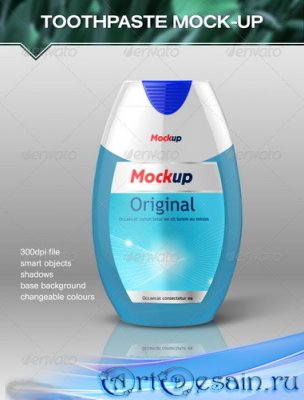 PSD  - Toothgel Mock-Up