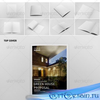 GraphicRiver - Photorealistic Brochure Mock-ups