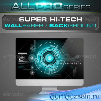 GraphicRiver - Super Hi-Tech Background - 2627232