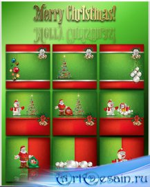   - .6 /Christmas backgrounds-Christmas composition.Part 6 